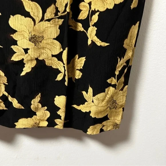 Vintage 80s/90s Rena Rowan Dark Floral Top Maxi Skirt Set Women’s Size 10 Retro - Picture 11 of 16